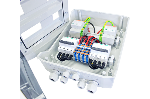 PV Überspannungsbox PushIN mit DC Trennschalter